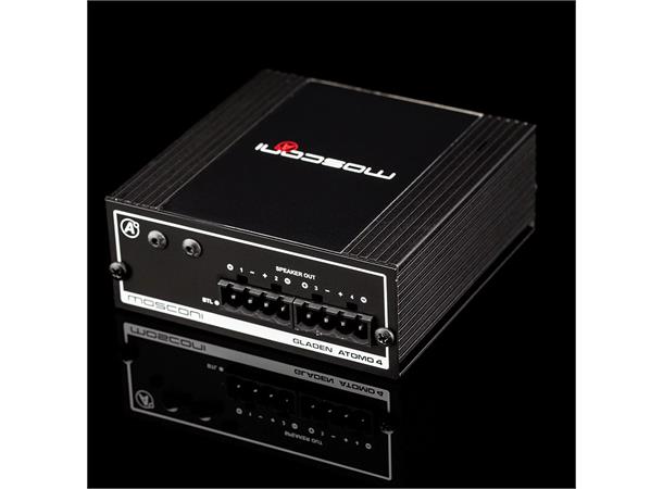 MOSCONI ATOMO 4 forsterker 4x75W RMS i 2 Ohm 