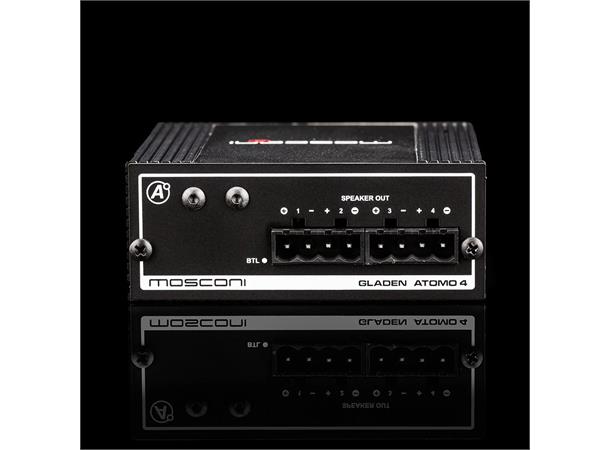 MOSCONI ATOMO 4 forsterker 4x75W RMS i 2 Ohm 