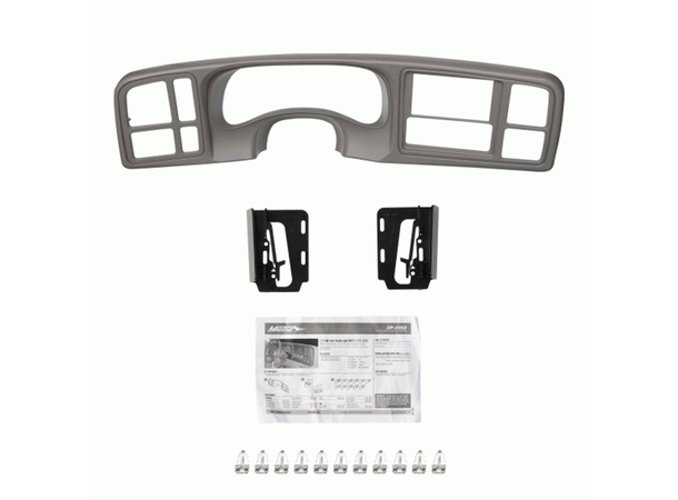 2-DIN monteringsramme GM Full size trucks - Lys grå/Shale 