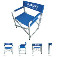 Audison stol Sammenleggbar stol i blå farge