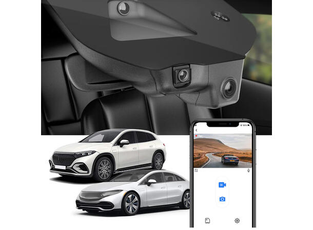FITCAMX Integrert Plug & Play 4K Dashcam MB EQS/EQS SUV (2021 -->) "6768" 