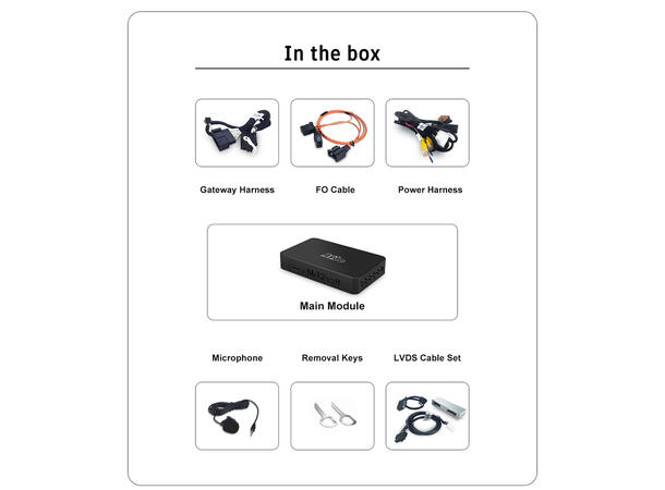 Mr12volt Trådløs CarPlay/Android Auto Audi A4/A5 med MMI2G High 