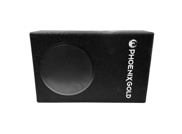 Phoenix Gold ZX18PBS basskasse 8" i kasse, 200W RMS, 4 Ohm 