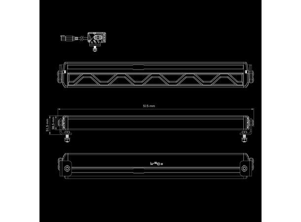 Strands Firefly 20" Ledbar 20", 10670 Lumen, 159W 