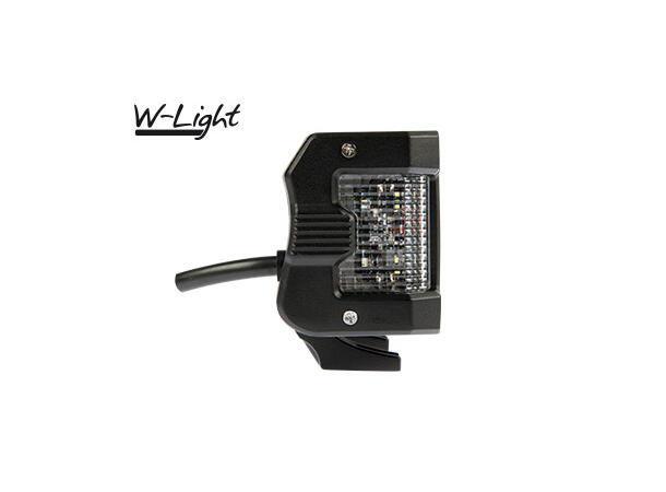 W-Light ATV Sideshooter hovedlykt 10", 3131 lumen, oppvarmet glass 