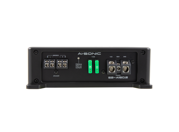 Ai-Sonic S2-A150.2 2-kanals forsterker 2x225W RMS i 2ohm. Klasse-AB 