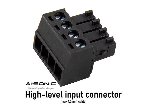 Ai-Sonic S2-A150.2 2-kanals forsterker 2x225W RMS i 2ohm. Klasse-AB