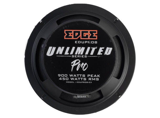 Edge Unlimited SPL 8" mellomtone 450W RMS, 100 dB, 4 Ohm, Pris per par