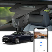FITCAMX Integrert 4K Dashcam (foran+bak) BMW i7 (2023 -->) "3818"