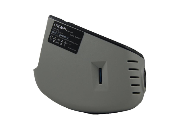 FITCAMX Integrert 4K Dashcam (foran+bak) Audi (2011 - 2019) "Model B" Grå 