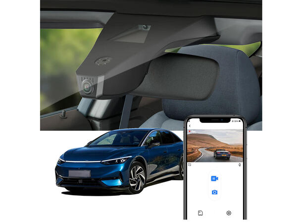 FITCAMX Integrert Plug & Play 4K Dashcam VW ID.7 (2024 -->) Grå