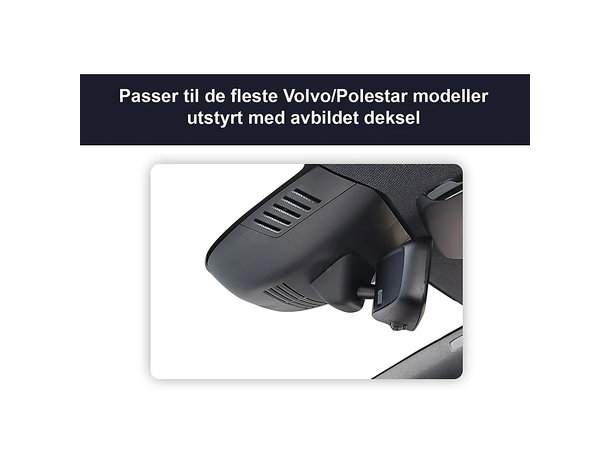 FITCAMX Integrert Plug & Play 4K Dashcam Volvo/Polestar (2020 ->) 