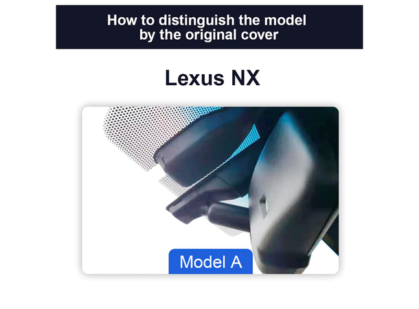 FITCAMX Integrert Plug & Play 4K Dashcam Lexus NX (2014 - 2021) "Model A" 