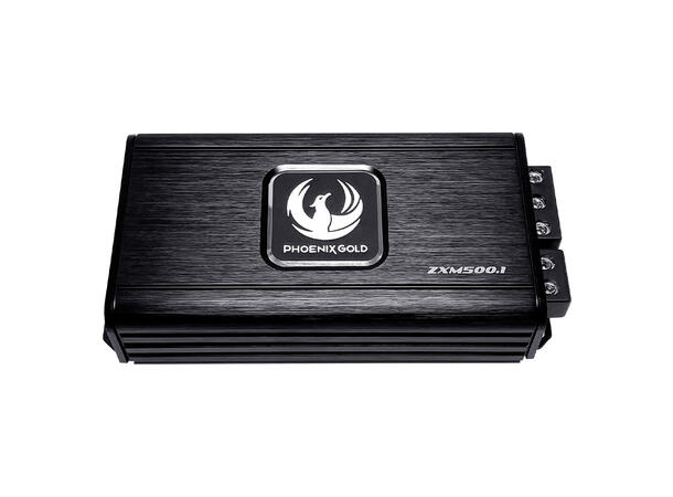 Phoenix Gold ZXM500.1 monoforsterker Mini, 500W RMS. Klasse D. 1 Ohm 