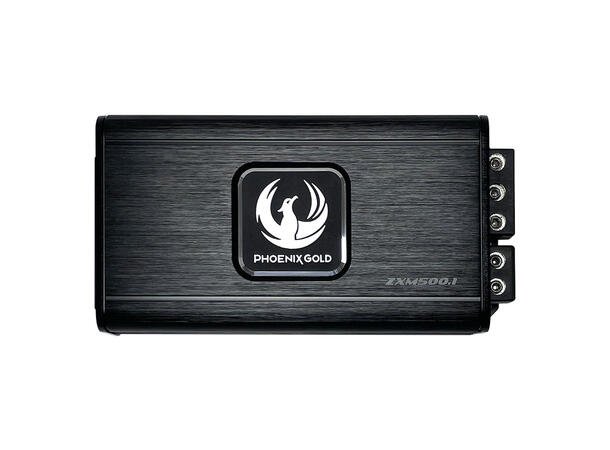 Phoenix Gold ZXM500.1 monoforsterker Mini, 500W RMS. Klasse D. 1 Ohm 