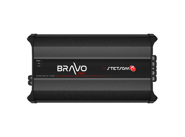 Stetsom BRAVO FULL 8000 monoforsterker 8000W RMS, 2 Ohm, SPL, Kl.D 