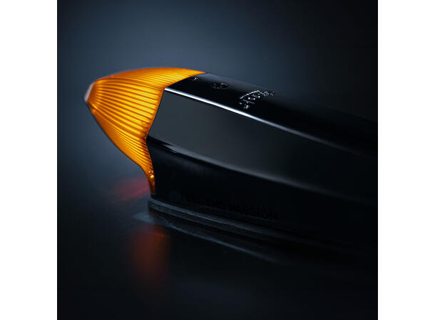 Strands Black Bullet Torpedo Light Markeringslys med innebygd varsellys 