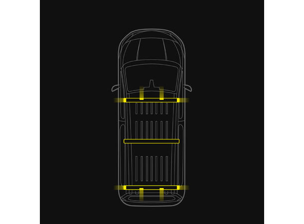 Strands C-Rack takstativ VW Caddy 2021-> / Transit Connect 2023-> 