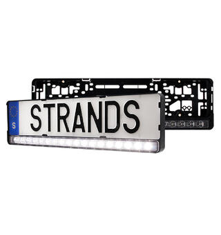 Strands Nuuk E-Line ledbar 7800 Lumen, Integrert i skilbrakett