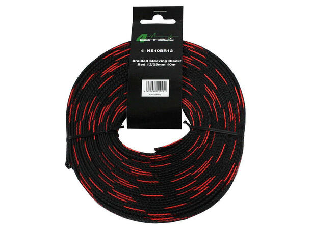 4 CONNECT Nylonstrømpe Rød/sort, 10 meter, 16-50mm² 