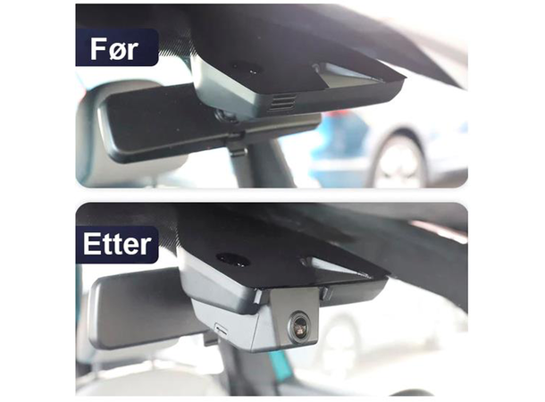 FITCAMX Integrert 4K Dashcam (foran+bak) VW ID.3 (2020 ->)