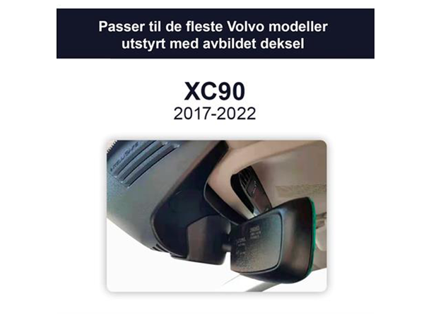 FITCAMX Integrert Plug & Play 4K Dashcam Volvo XC90 (2015 - 2022) Model A