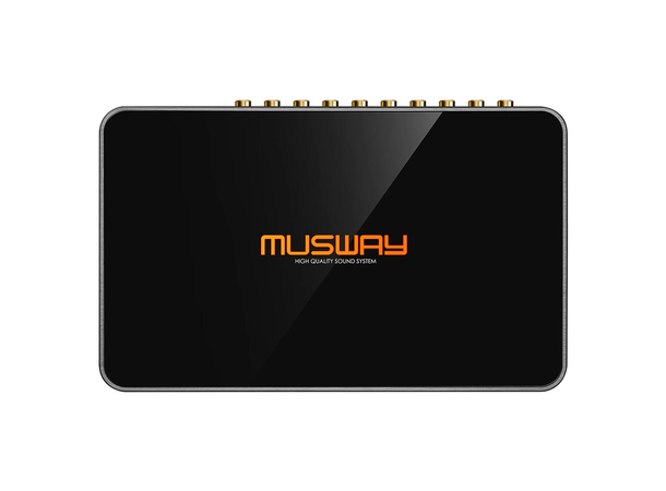 Musway TUNE12 Prosessor 12-kanals DSP, 8 høynivå, 6 lavnivå