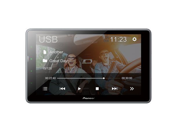 Pioneer DMH-AF555BT 9" floating, FM, BT, USB, AUX 