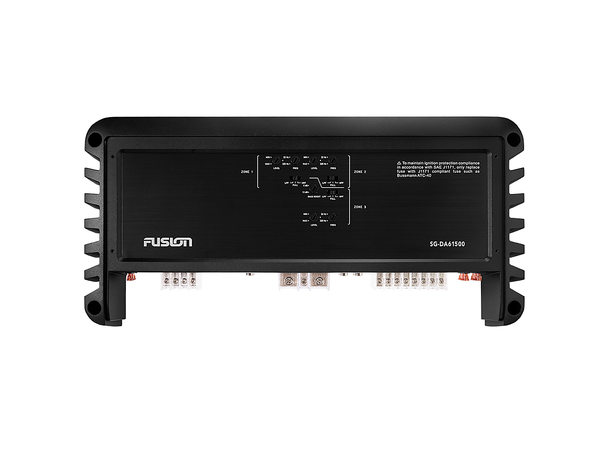Fusion Signature SG-DA61500 forsterker Marine, 6x100W RMS, Klasse D 