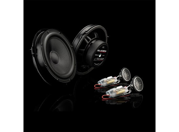 GLADEN ONE Transit Appearance 6,5" Komponentsett, 100W RMS, 3 Ohm 