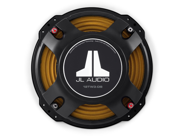 JL Audio 12TW3-D8 12" subwoofer 400W RMS, 2x8 Ohm, Slim