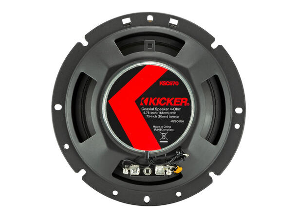 Kicker KSC670 høyttalersett 6,75", 100W RMS, KS-serie 