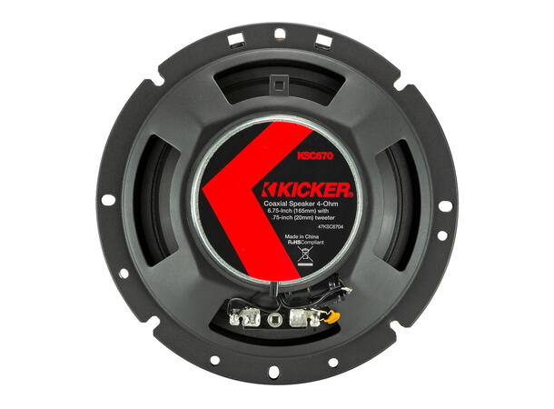 Kicker KSC670 høyttalersett 6,75", 100W RMS, KS-serie