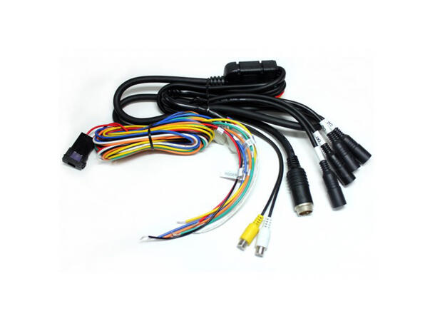 MXN P7DQ 7" Quad 4 kanals monitor Vannbestandig, 12/24V, opptil 4 kamera 