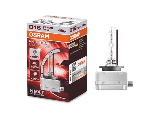 Osram D1S Night Breaker Laser 200% Xenon, 1pk