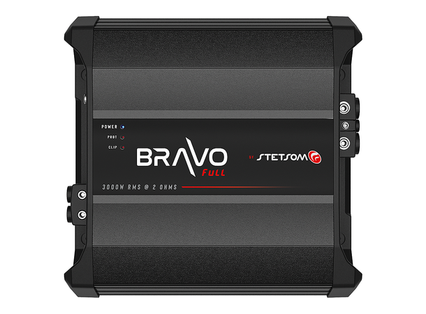 Stetsom BRAVO FULL 3000 monoforsterker 3000W RMS, 2 Ohm, SPL, Kl.D 