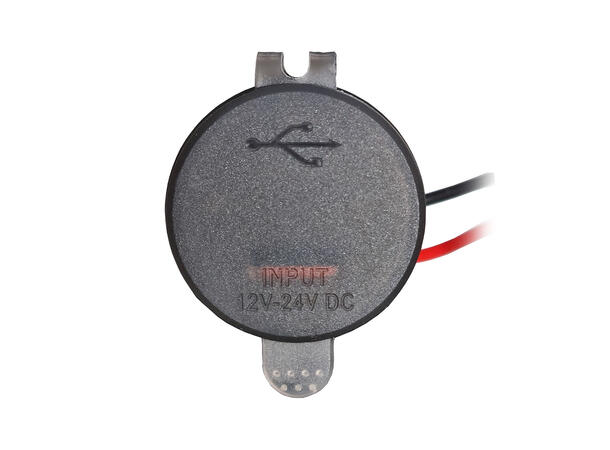 4 CONNECT Voltmeter med USB-C/A Vanntett,12-24V