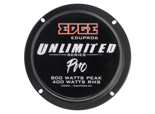 Edge Unlimited SPL 6,5" mellomtone 400W RMS, 99 dB, 4 Ohm, Pris per par