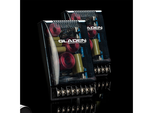 Gladen SQX 130 SLIM 5,25" komponentsett 5,25", 80W RMS, SQX-serien, Slim