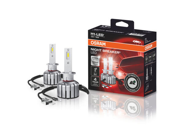 Osram Night Breaker H1 LED LED, H1, Godkjent LED pære, 2stk