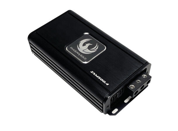 Phoenix Gold ZXM500.4 4-kanalsforsterker Mini, 4x125W RMS i 2 Ohm, Klasse D 