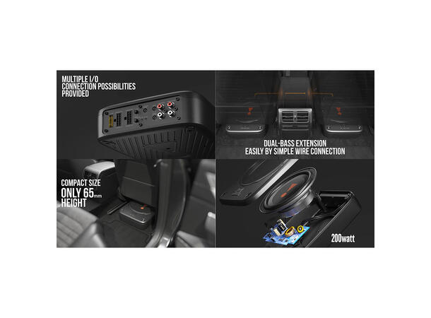 JBL BassPro Lite aktiv subwoofer 7" aktiv subwoofer, 100W RMS 