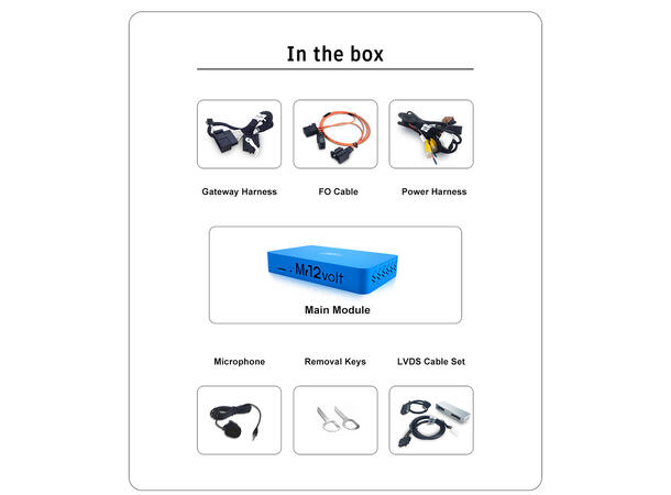 Mr12volt Trådløs CarPlay/Android Auto Audi A6/A8/Q7 med MMI 2G High, DSP 