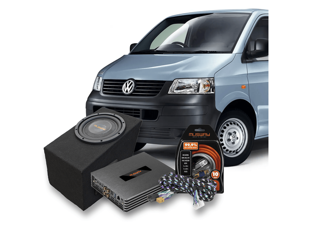 Plug & Play pakke til VW T5 (2-seter) Volkswagen T5 (2-seter) lydpakke