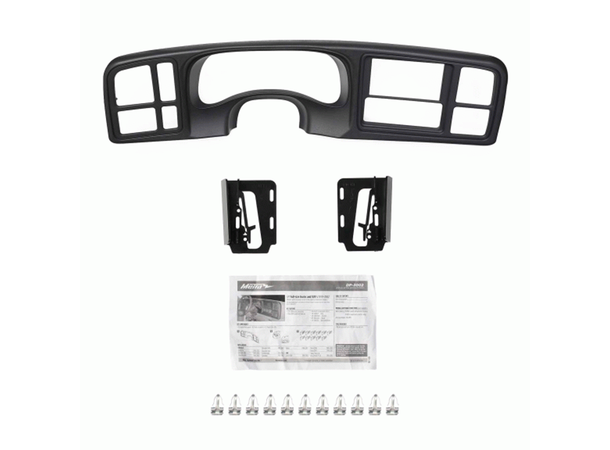 2-DIN monteringsramme GM Full size trucks - Grå 