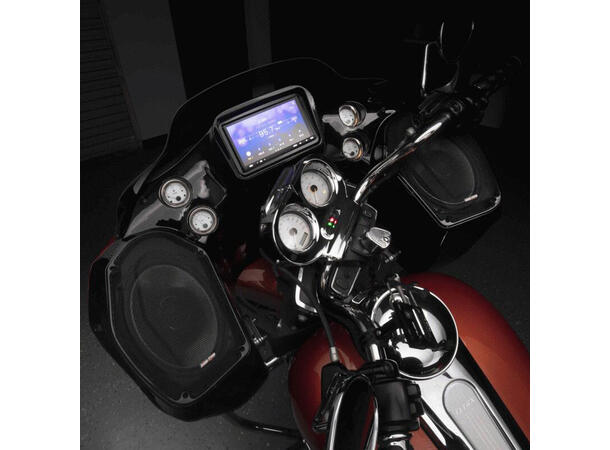2-DIN monteringsramme Harley Davidson FLT (1998 - 2013)