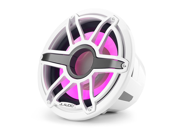 JL Audio M7-12IB-S-GwGw-i-4 subwoofer 12", 600W, 4ohm Hvit sport LED 