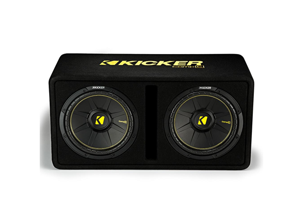 Kicker Kickpack 2x12" basspakke Pakke med 2x12", forsterker og kabelsett