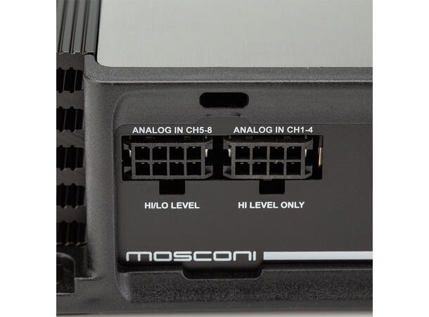MOSCONI PICO 8|10 DSP, 18 Volt 8-kanals forsterker, 10-kanals DSP, 600W