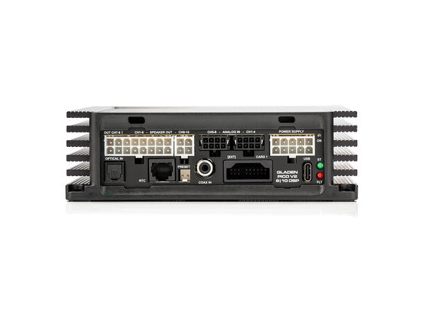 MOSCONI PICO V2 8|10 DSP 8-kanals forsterker, 10-kanals DSP, 600W 